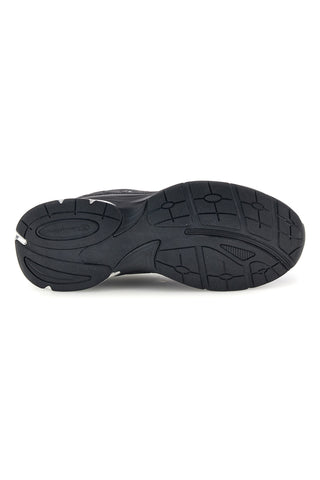 Sneakers nere stile running con inserto argento Champion Eagle Run