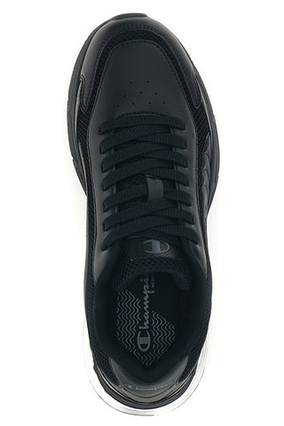 Sneakers nere stile running con inserto argento Champion Eagle Run