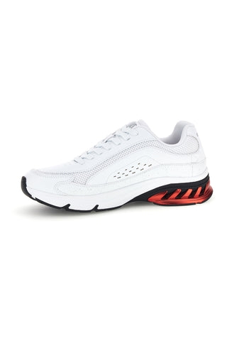 Sneakers bianche stile running con inserto rosso Champion Eagle Run