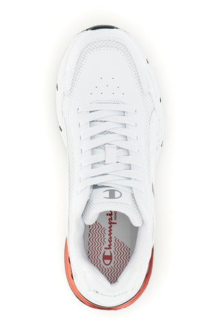 Sneakers bianche stile running con inserto rosso Champion Eagle Run