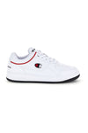 Weiße Sneaker mit roten Details Champion RD18 Low B GS