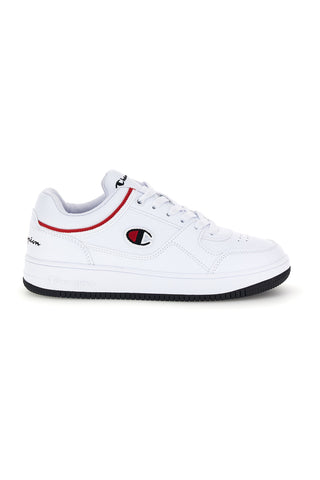 Weiße Sneaker mit roten Details Champion RD18 Low B GS