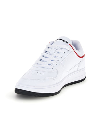 Weiße Sneaker mit roten Details Champion RD18 Low B GS