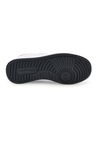 Weiße Sneaker mit roten Details Champion RD18 Low B GS