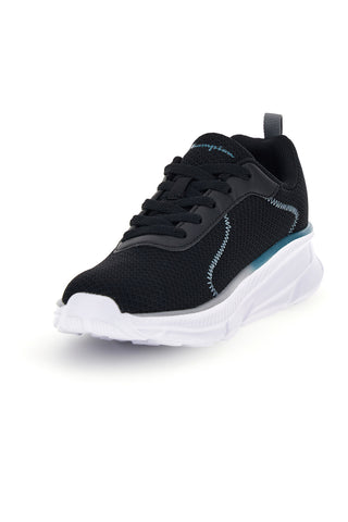 Schwarze Sneaker mit hellblauen Details Champion HRO J B GS Low Cut Shoe