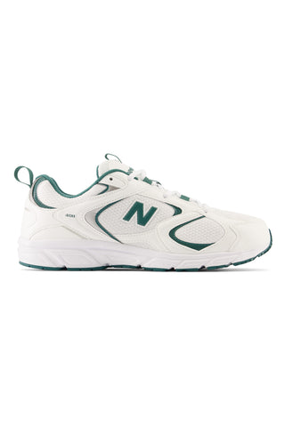 Weiße und grüne New Balance ML408T Sneaker