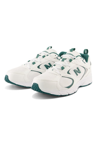 Weiße und grüne New Balance ML408T Sneaker