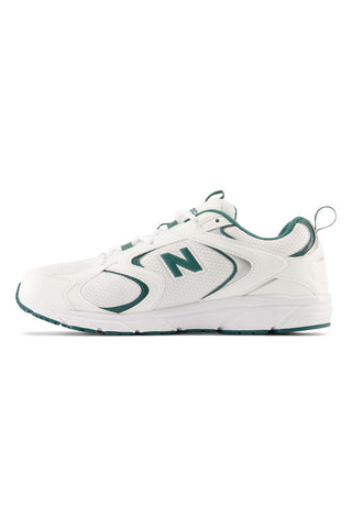 Weiße und grüne New Balance ML408T Sneaker