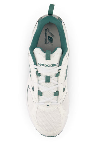 Weiße und grüne New Balance ML408T Sneaker