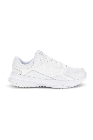 Sneakers bianche ammortizzate traspiranti Under armour UA Edge LTHR