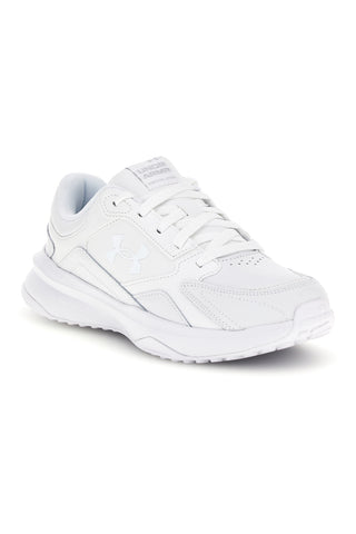 Sneakers bianche ammortizzate traspiranti Under armour UA Edge LTHR