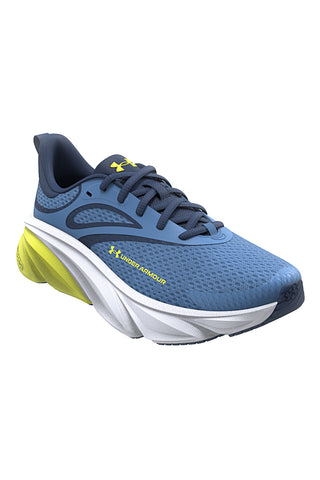 Blaue Laufschuhe aus Mesh mit Under Armour-Logo an der Seite: BGS Rougue 6