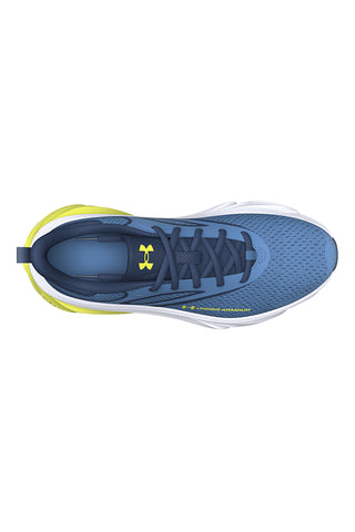 Blaue Laufschuhe aus Mesh mit Under Armour-Logo an der Seite: BGS Rougue 6