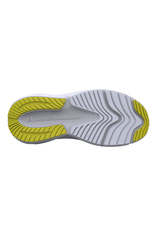 Scarpe da running blu navy con dettagli giallo lime Under armour Bgs Surge 5