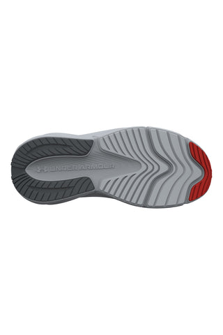 Scarpe da running rosse con dettagli grigi Under armour Bgs Surge 5