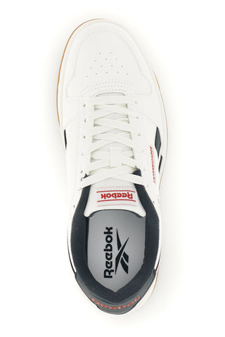 Sneakers bianche con dettagli blu e rossi Reebok Match Prime V2