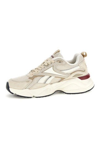Sneakers beige con suola chunky Reebok Charge Run