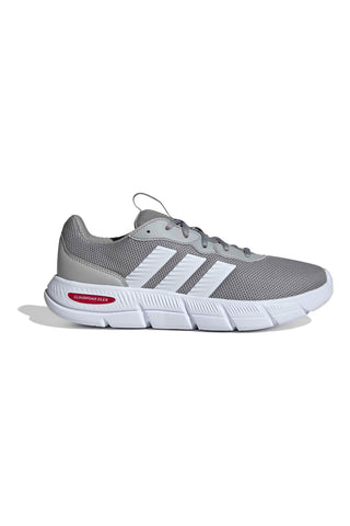 Sneakers grigie in mesh con pianta larga e Arch Rise Adidas Cloudfoam Flex
