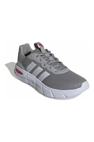Graue Sneaker aus Mesh mit breitem Fußbett und Arch Rise Adidas Cloudfoam Flex