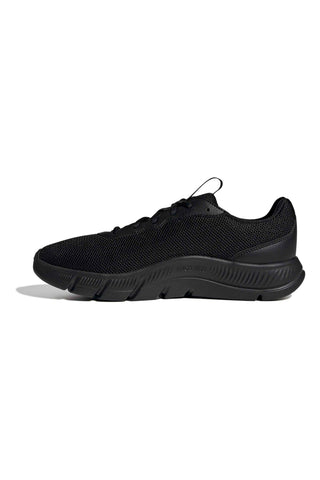 Schwarze Sneaker aus der Walking-Kollektion Adidas Cloudfoam Flex Laces