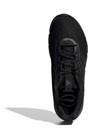 Schwarze Sneaker aus der Walking-Kollektion Adidas Cloudfoam Flex Laces