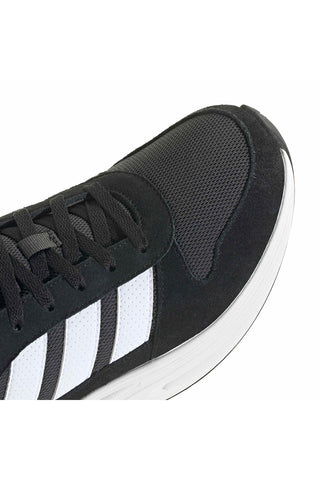 Scarpe da camminata nere e bianche con pianta larga Cloudfoam e Archrise Adidas Cloudfoam Flex Cuxxion 80S