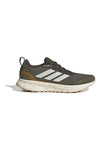 Scarpe da trail running verde militare water repellent con soletta Ortholite Adidas Runfalcon 5 Tr
