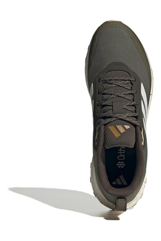 Scarpe da trail running verde militare water repellent con soletta Ortholite Adidas Runfalcon 5 Tr