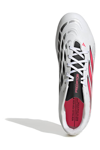 Scarpe da Calcio Bianche e Rosa Adidas Predator Club FG/MG