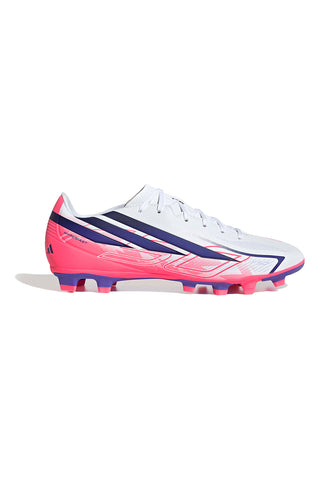Scarpe da calcio bianche fucsia Adidas Hyperfast Club Fg/mG