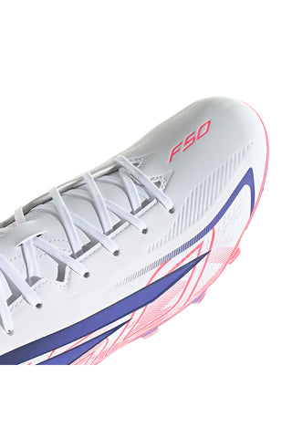 Scarpe da calcio bianche fucsia Adidas Hyperfast Club Fg/mG