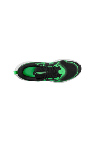 Schwarze und grüne Nike Cosmic Runner Sneaker
