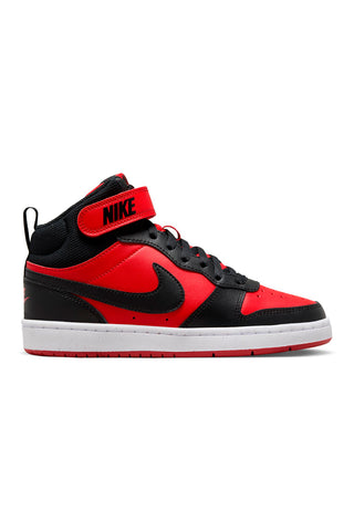 Sneakers rosse a collo medio Nike Court Borough Mid 2