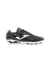 Scarpe da calcio nere con dettagli bianchi e oro Joma AGUW2601FG