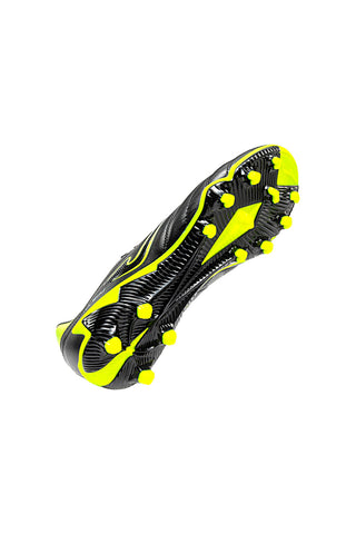 Scarpe da calcio nere con dettagli giallo fluo Joma TOLW2601FG
