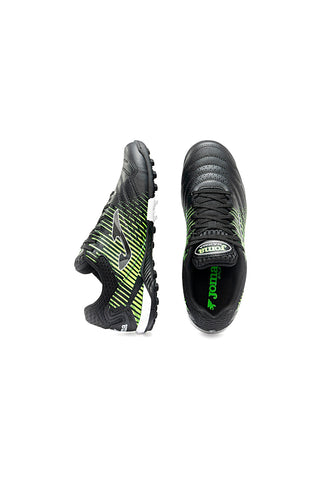 Scarpe da calcetto nere e verdi fluo Joma Maxima W2601TF