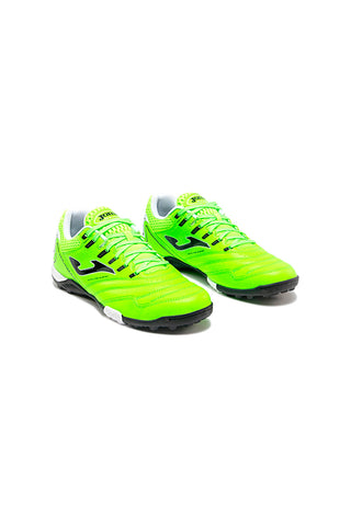 Scarpe da calcetto giallo fluo con dettagli neri e bianchi Joma MAXW2611TF
