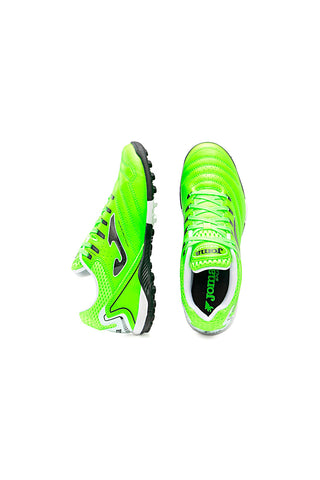 Scarpe da calcetto giallo fluo con dettagli neri e bianchi Joma MAXW2611TF