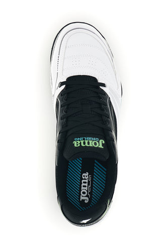 Schwarz-weiße Hallenfußballschuhe Joma DRIW2632TF