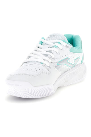 Sneakers bianche con inserti verde acqua Joma JMATW2632C