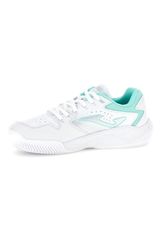 Sneakers bianche con inserti verde acqua Joma JMATW2632C