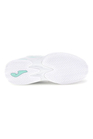 Sneakers bianche con inserti verde acqua Joma JMATW2632C