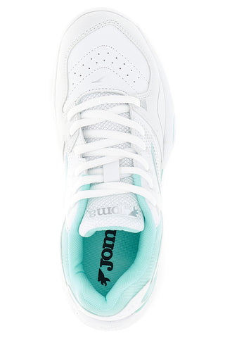 Sneakers bianche con inserti verde acqua Joma JMATW2632C