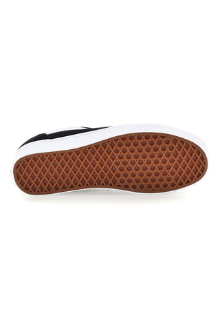 Sneakers nere in tela con banda laterale bianca Vans Vero Vs