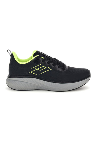 Scarpe da walking nere in mesh con dettagli fluo Lotto SpeedRide 900 III S