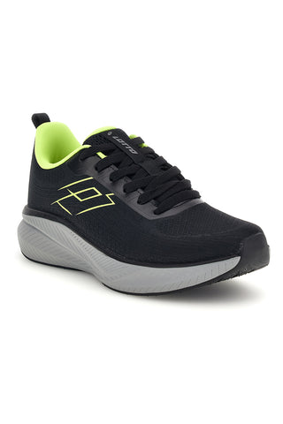 Scarpe da walking nere in mesh con dettagli fluo Lotto SpeedRide 900 III S