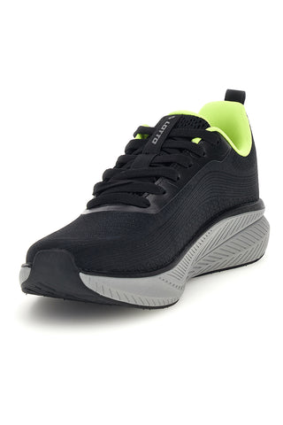 Scarpe da walking nere in mesh con dettagli fluo Lotto SpeedRide 900 III S