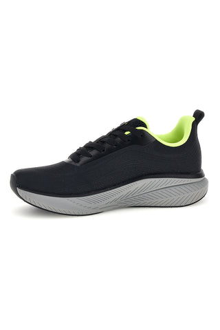 Scarpe da walking nere in mesh con dettagli fluo Lotto SpeedRide 900 III S