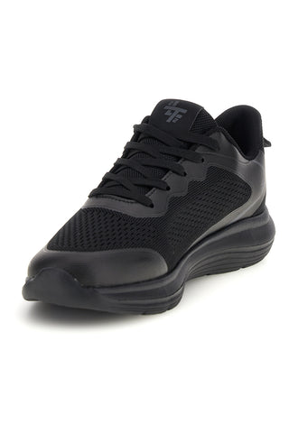 Schwarze Sneaker mit Ton-in-Ton-Details 2t2l BK26WTZ18