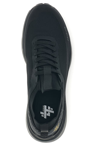 Schwarze Sneaker mit Ton-in-Ton-Details 2t2l Premium YH25318